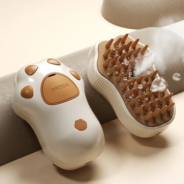 3-in-1 Pet Brush - Electric Steam-Like, Massage, and Hair Removal Comb for Cats and Dogs